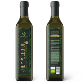organic hemp seed oil 250ml bottle